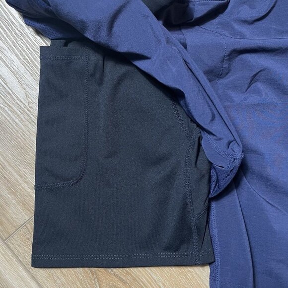 Fabletics Navy Lined Athletic Shorts Inseam 7” - Men L (?) - Picture 7 of 16